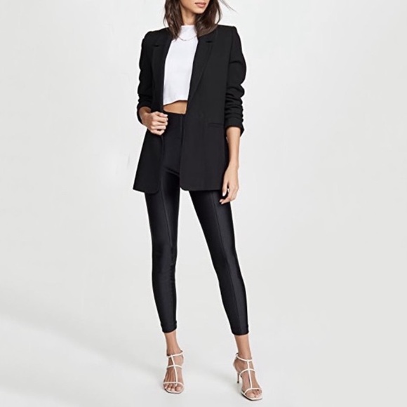 Good American High Shine Boss Skinny High Rise Strch Black Pant NWT Size (2) Med - Picture 6 of 16